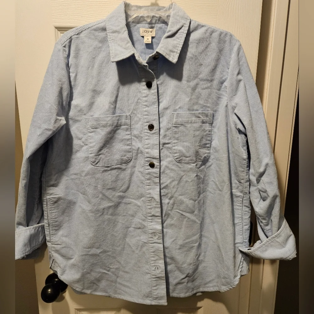 J CREW CORDUROY SHIRT JACKET - Picture 2 of 3